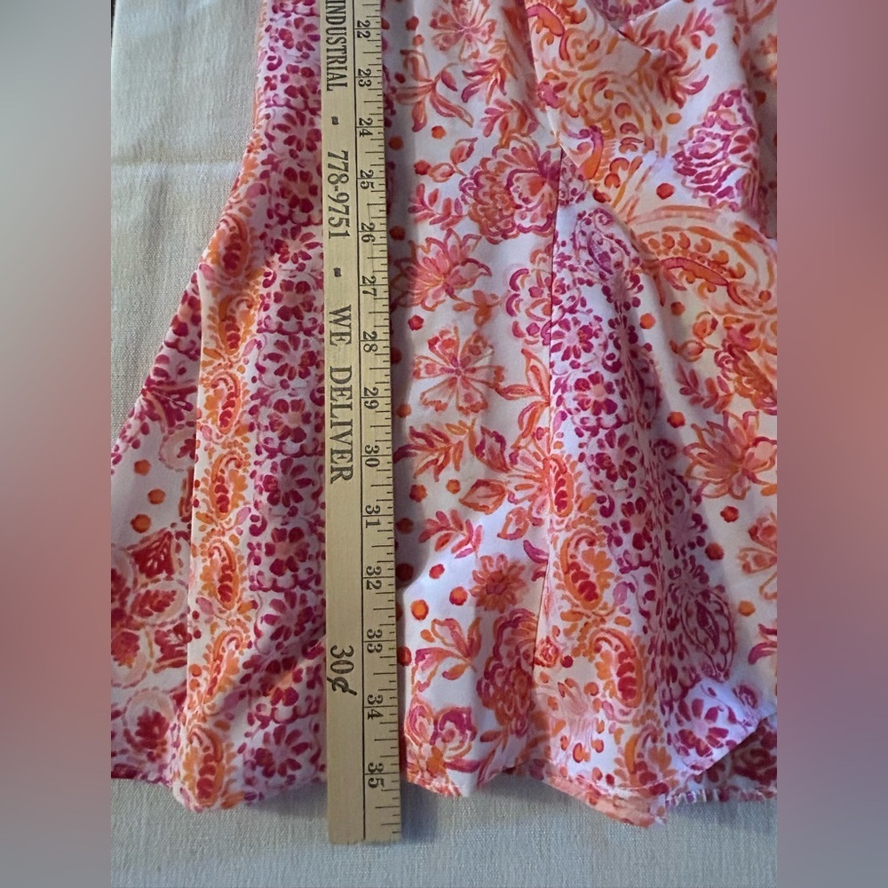 Emma & Michele Floral Print Tie Waist V-neck Dress Size Small - Picture 11 of 11